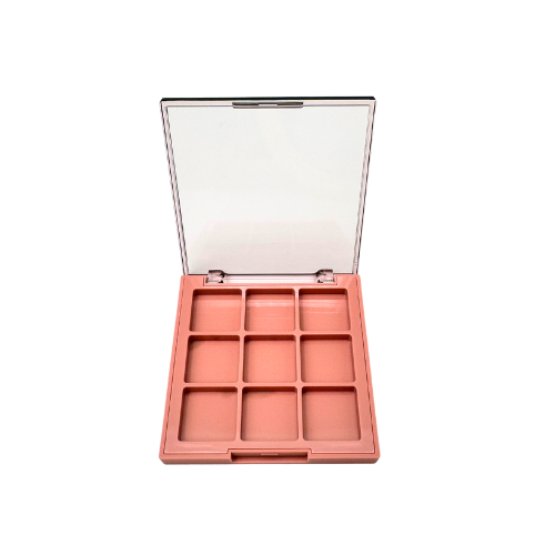 จานสีเครื่องสำอางขนาดกะทัดรัด 9-pan